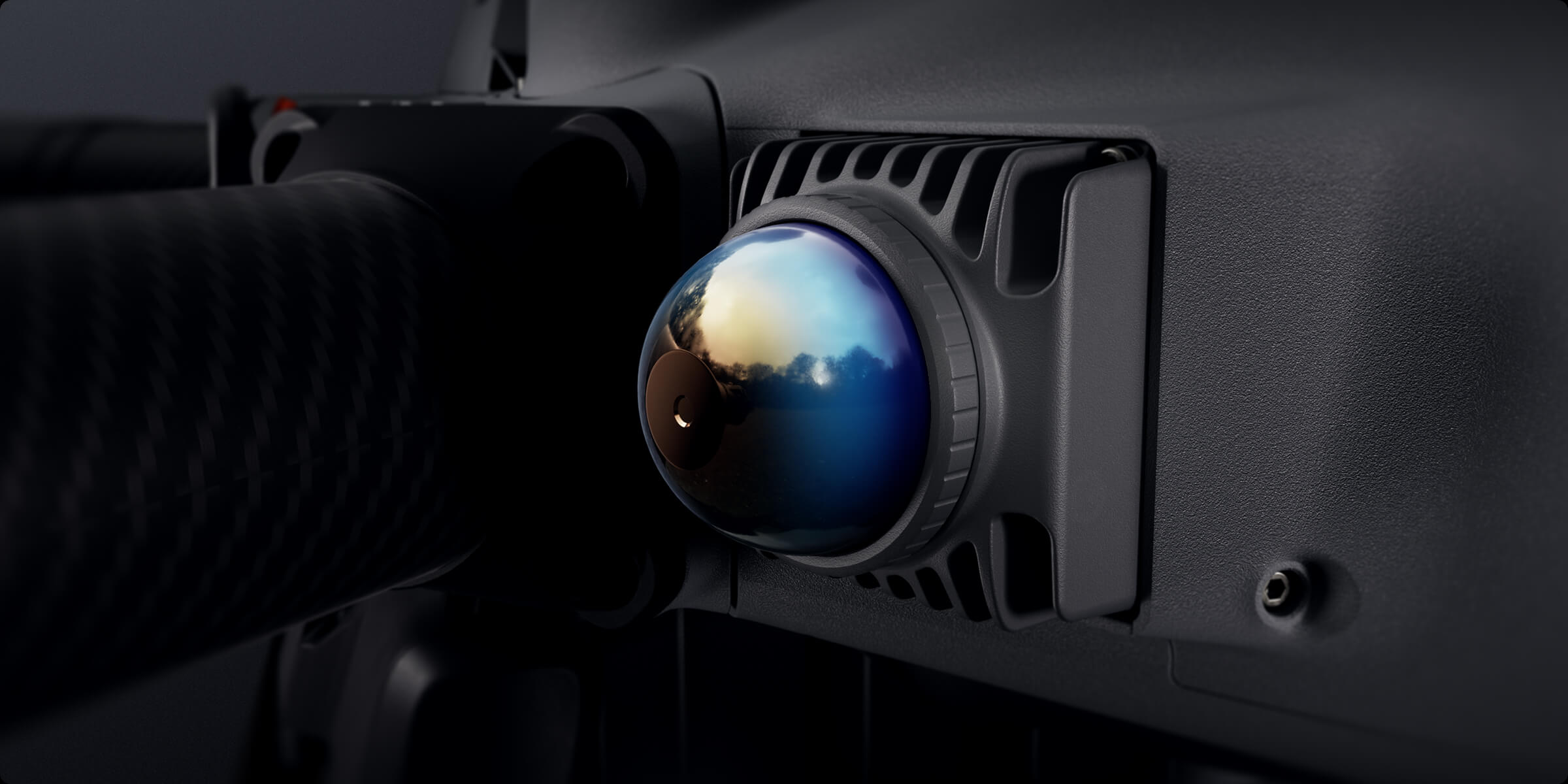 Sensor LIDAR em close