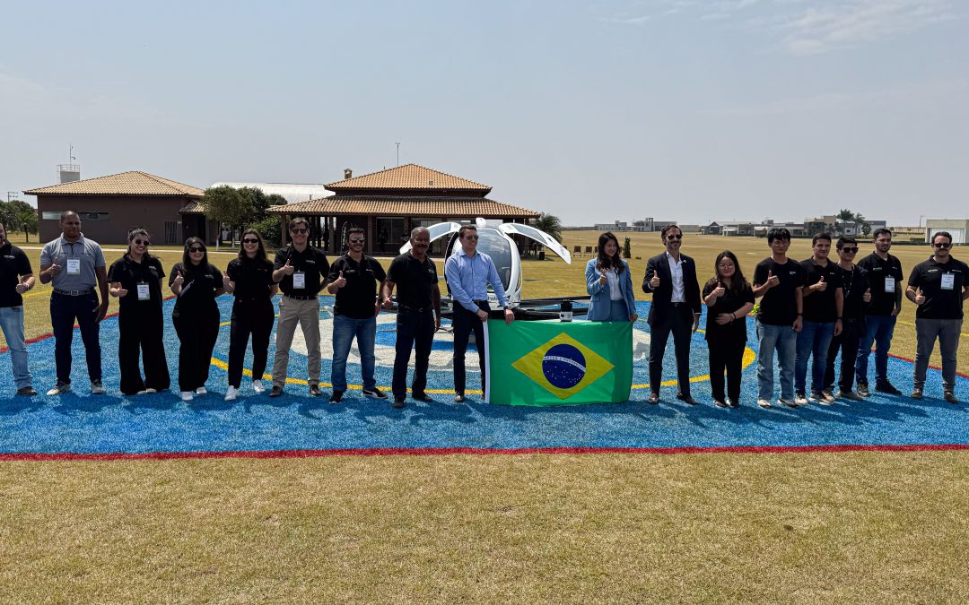 Gohobby completa com sucesso o 1º voo do carro voador elétrico EH216-S sem passageiros no Brasil