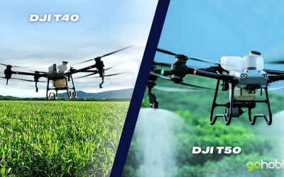 Quais as principais diferenças entre o DJI AGRAS T40 e T50?
