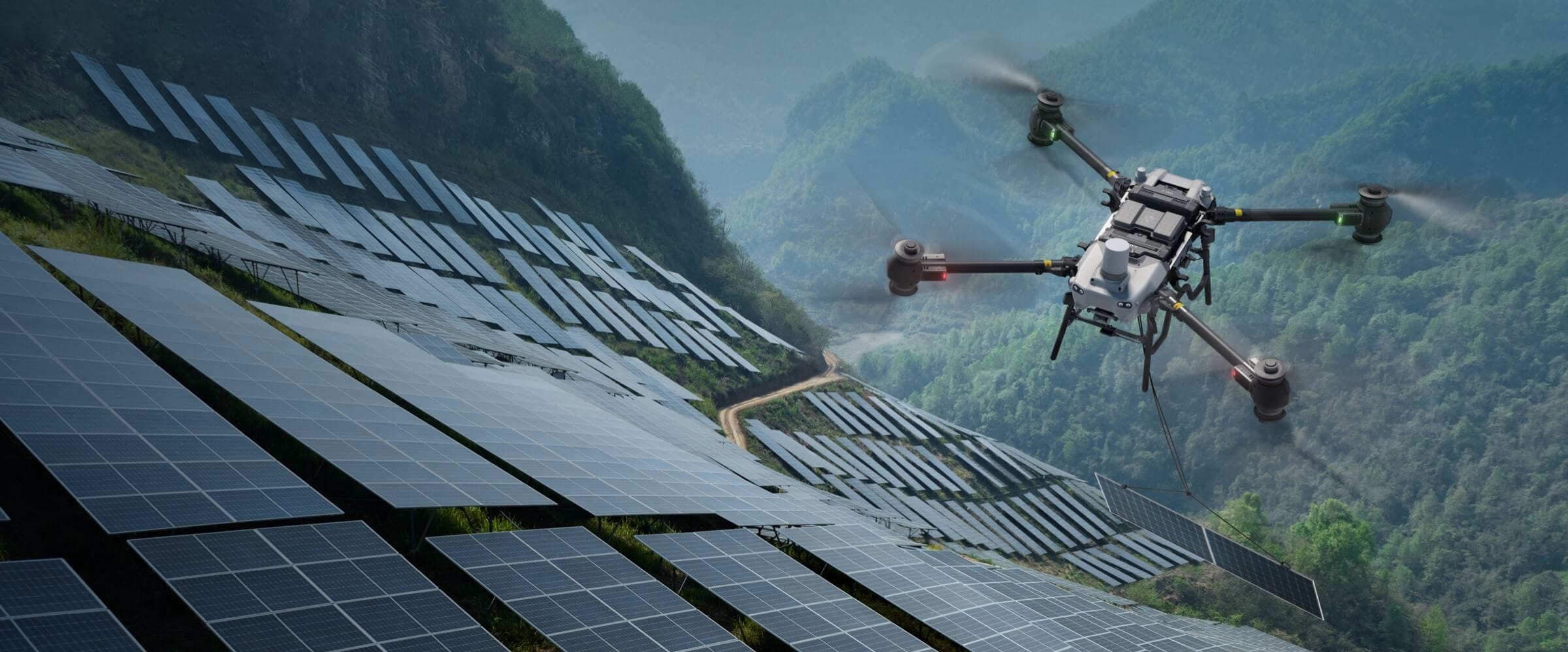 DJI FlyCart 30 sobre a água